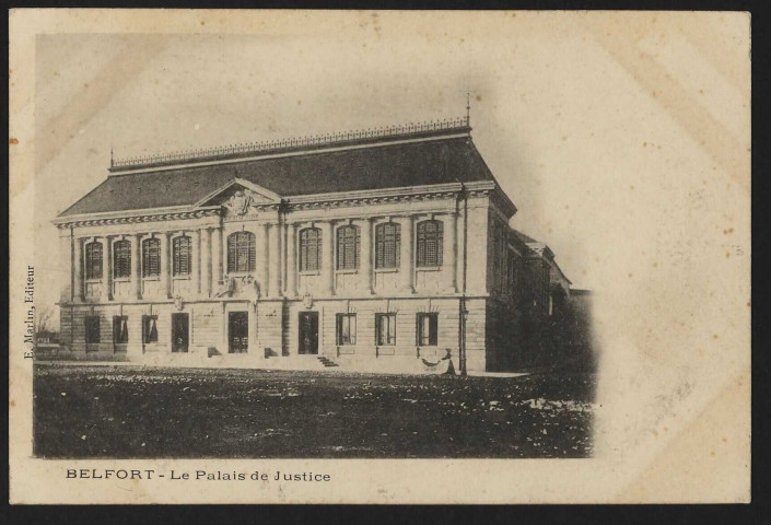 Belfort - Le palais de justice (avant 1906)