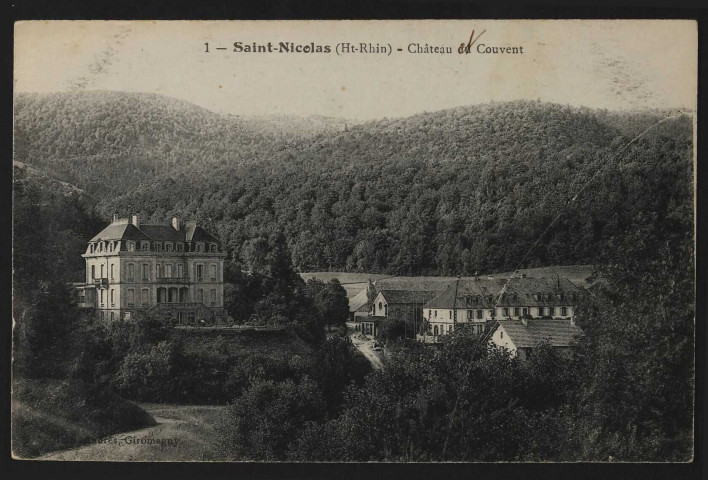 Saint-Nicolas (Haut-Rhin) - Château et couvent