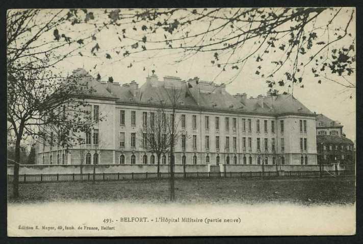 BELFORT - L'Hôpital militaire (partie neuve)