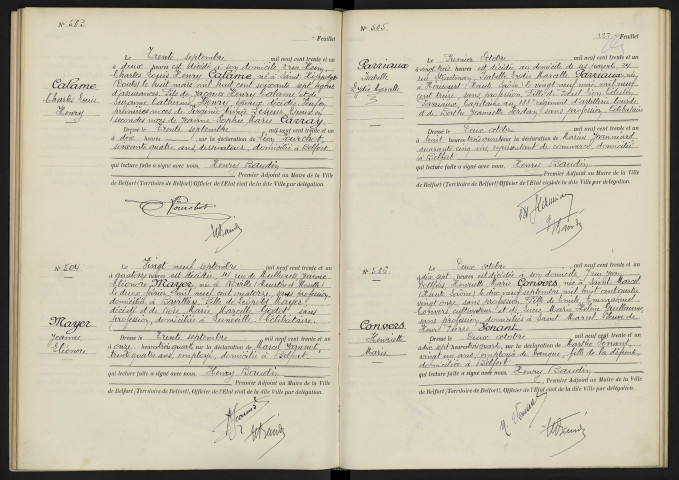 PARRIAUX Isabelle Lydie Marcelle