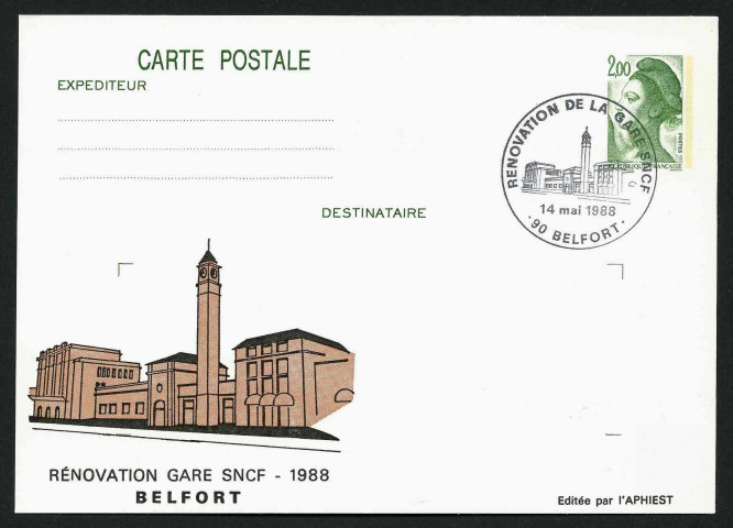 Rénovation Gare SNCF - 1988 Belfort