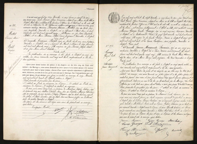 MOTTET François Xavier et BOHL Eugénie