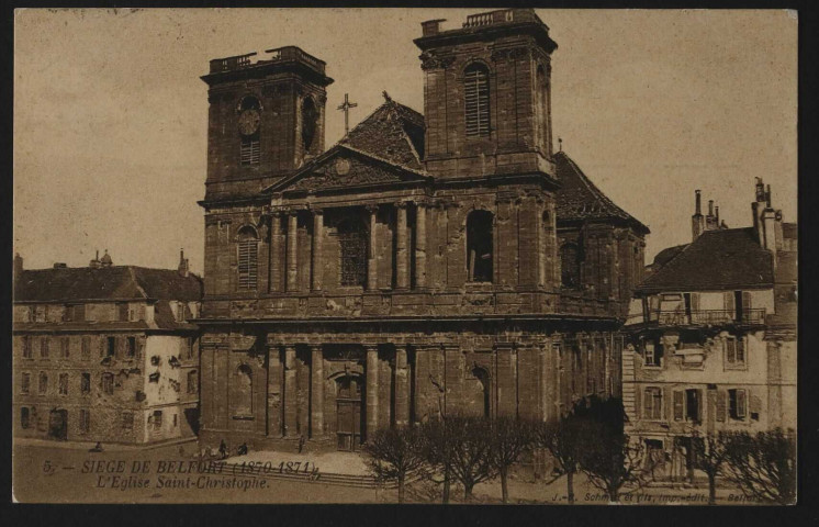 Siège de Belfort (1870-1871) - L'église Saint-Christophe