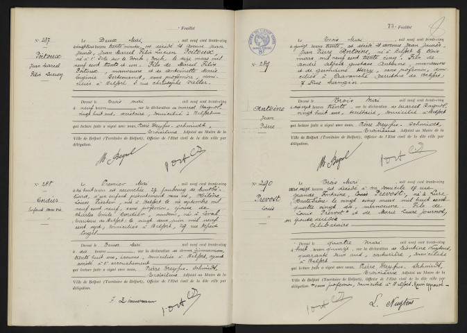 POITOUX Jean Marcel Félix Lucien