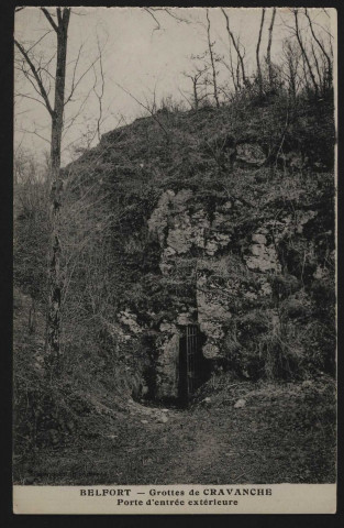 Belfort - Grottes de Cravanche - Porte d'entrée extérieure