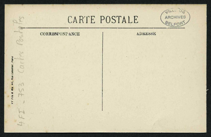 BELFORT - Le Cercle militaire [mess des officiers]