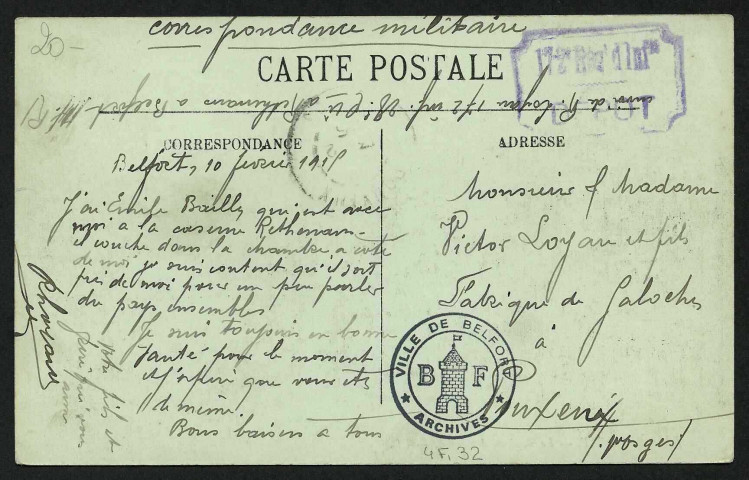 BELFORT, le boulevard Carnot