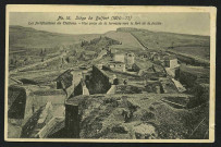 Siège de Belfort (1870-71) - Les fortifications du château - Vue prise de la terrasse vers le Fort de la Justice
2 exemplaires