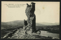BELFORT, la Tour de la Miotte après les 103 jours de siège et 73 de bombardement