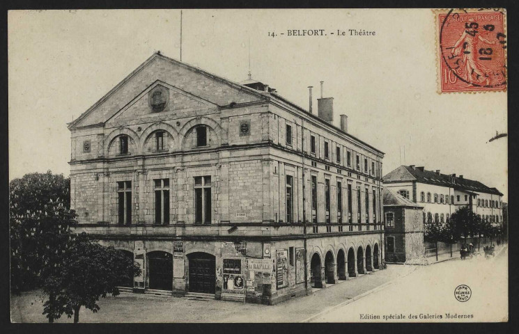 Belfort - Le théâtre (avant 1932)