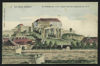 Le vieux Belfort n°7 - Le château de 1750, d'après une vue aquarelle de 1818, 2 exemplaires