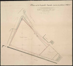 [Projet d'agrandissement des abattoirs :] plan de la propriété Touvet au faubourg de Montbéliard.