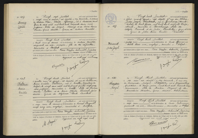 PELTIER Maria Emélie