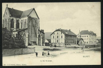 Belfort - La rue Saint-Joseph [l'église Saint-Joseph]
