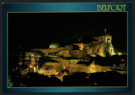 Images de Franche-Comté...90000 Belfort (Territoire) - la Citadelle, de nuit, illuminée
