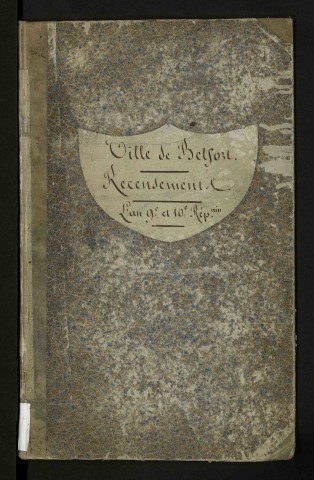 Liste de recensement 1800-1802 (An IX et X)