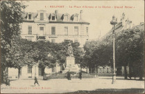 Belfort - La Place d'Armes et la Statue "Quand-Même"