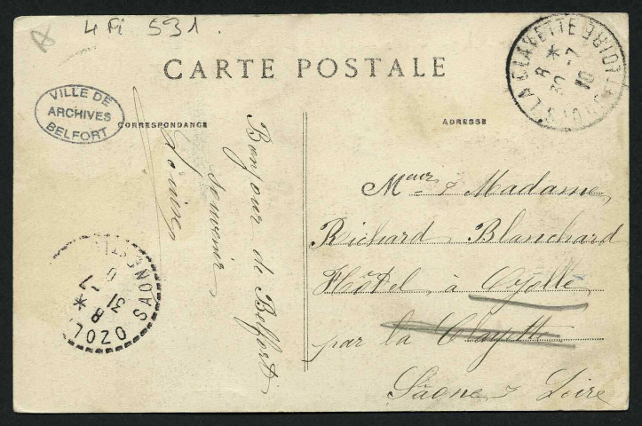 BELFORT - Le palais de justice