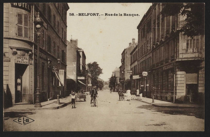 Belfort - Rue de la banque (rue Aristide Briand)