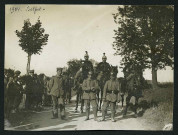 BELFORT 1914 - Prisonniers allemands ramenés à Belfort par les gendarmes