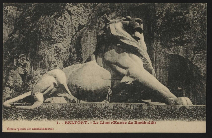 Belfort - Le Lion (œuvre de Bartholdi)