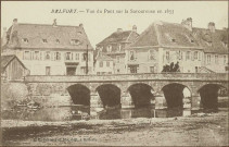 Belfort - Vue du Pont sur la Savoureuse en 1855