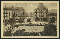 BELFORT - La Place de la République le jour du 14 juillet