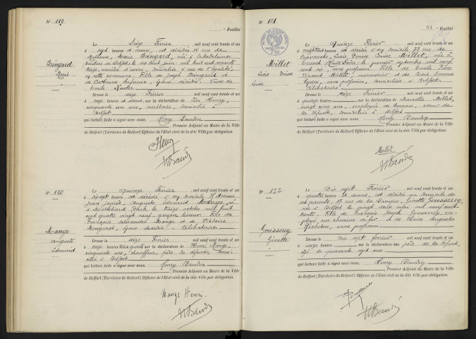 MILLET Lucie Denise Louise