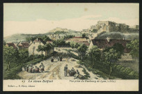 Le vieux Belfort n°17 - Vue prise du Faubourg de Lyon (1860)
