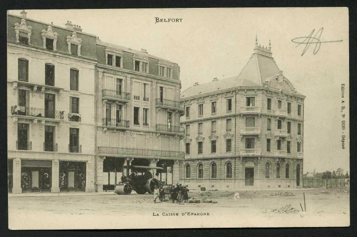 BELFORT - La caisse d'épargne
2 exemplaires