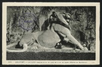 BELFORT - Le Lion (mesure 22 m de long et 11 m de haut) (oeuvre de Bartholdi)