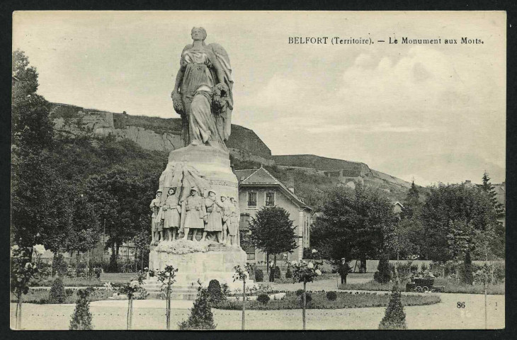 BELFORT (Territoire) - Le monument aux Morts [square du souvenir]