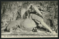 BELFORT - Le Lion mesure 22 m de long et 11 m de haut. Oeuvre de Bartholdi