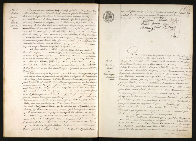 BLONDÉ Joseph et EMMENEGGER Catherine