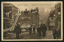 BELFORT - Démolition de la Porte de France en 1892