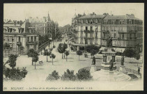 BELFORT, Place de la République et Boulevard Carnot