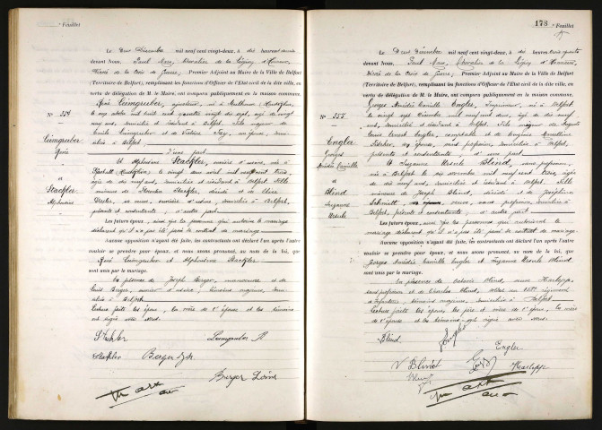 LEIMGRUBER René et STACKLER Alphonsine