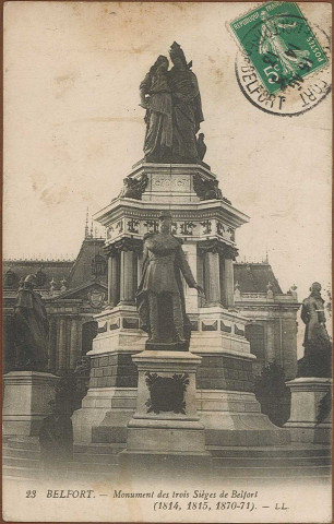 Belfort - Monument des Trois Sièges de Belfort (1814, 1815, 1870-71)