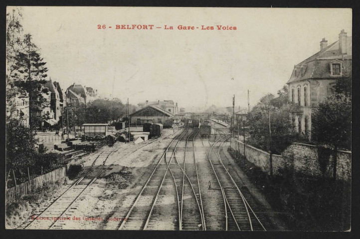 Belfort - La gare - Les voies