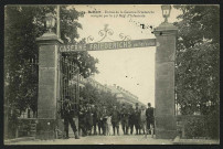 BELFORT- Entrée de la Caserne Friederichs occupée par le 35e régiment d'infanterie
