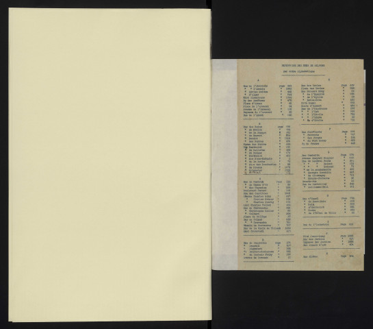 Liste de recensement 1921