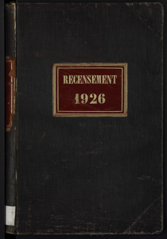 Liste de recensement 1926
