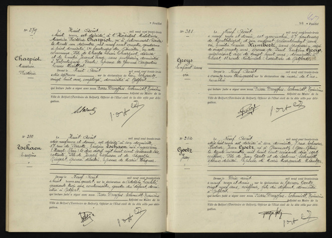 CHARPIOT Maurice Frédéric