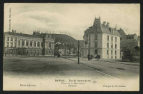 BELFORT - Rue du Dr. Fréry : Place de la République, Château, Palais de justice