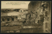 Siège de Belfort (1870-71) - 2e porte du château et vue sur Fort des Hautes-Perches