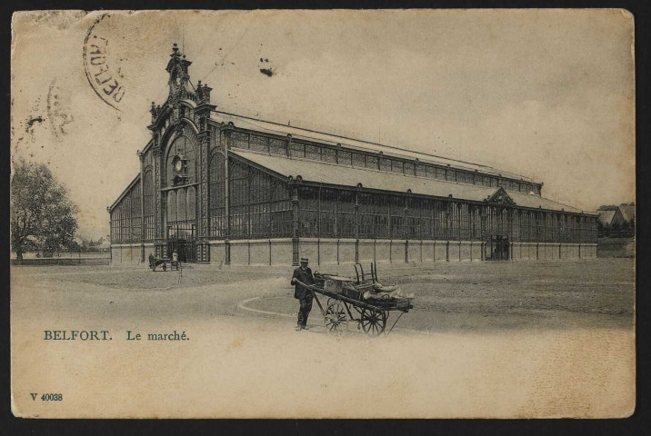 Belfort - Le marché (marché Fréry)