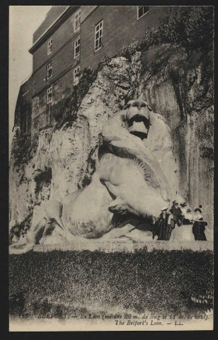 Belfort - Le Lion (mesure 22 m de long. Et 11 m de haut.) The Belfort's Lion
