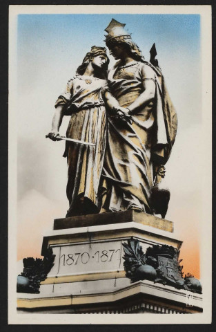 Belfort - Monument des Trois Sièges - Groupe principal (par Bartholdi)