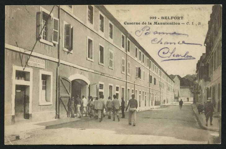 BELFORT - Caserne de la manutention