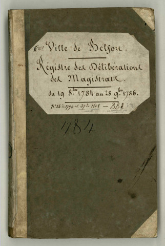 Journal de l'Hôtel de Ville de Belfort